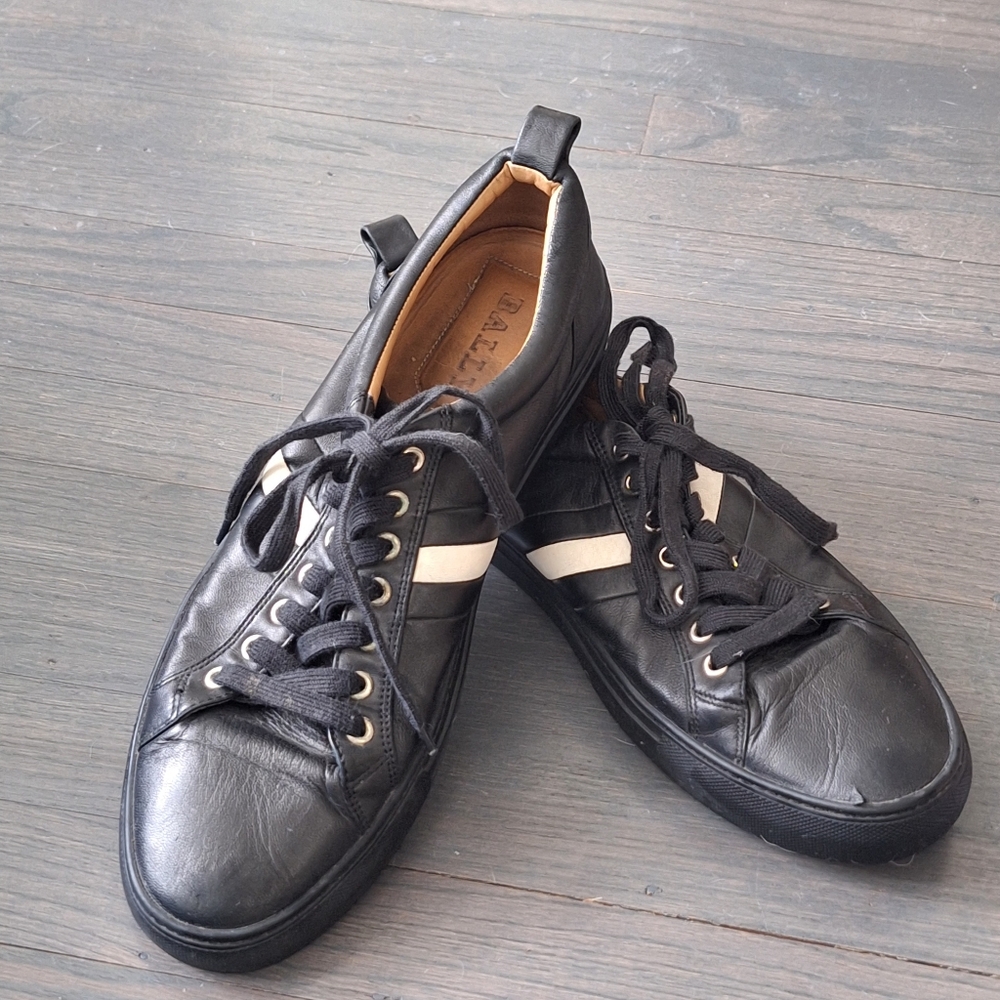 BALLY HENDRIS/200 TRAINER BLACK LAMB NAPPA Sneakers 12 D